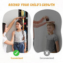 Personalized Name Growth Chart Wall Decor for Kids – Canvas Removable Height Chart Measuring Ruler 59" x 7.9" (Rocket) by TinyTreasures Baby Boutique