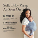 Solly Baby Wrap, Buttery-Soft Baby Carrier Newborn to Toddler 8-25 Lbs., Lightweight & Hands-Free Infant Sling Wrap, Breathable Summer Carrier, Baby Wearing & Postpartum Essential, New Mom Gift, Spelt by TinyTreasures Baby Boutique