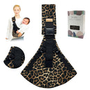 Baby Sling Carrier,Toddler Carrier,Upgraded 2025 Baby Sling with 4 Adjustable Straps(10-30lbs),Lightweight,Portable and One Size Fits All(Leopard Print) by TinyTreasures Baby Boutique