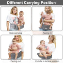 Baby Hip Carrier, Baby Carrier with Adjustable Waistband & Breathable Mesh, Ergonomic Carrier with Non-Slip Hip Seat Surface for Newborns & Toddlers, Grey by TinyTreasures Baby Boutique