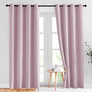 NICETOWN Blackout Pink Curtains for Girls Room - Thermal Insulated Solid Grommet Room Darkening Curtains/Panels/Drape for Bedroom (Lavender Pink=Baby Pink, 1 Pair, 52 by 84-Inch) by TinyTreasures Baby Boutique