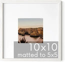 HAUS AND HUES White Square Frame Set of 1-10x10 by CozyNest Decor