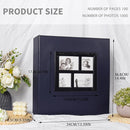 RECUTMS Photo Album 4x6 1000 Pockets Photos, Extra Large Capacity Family Wedding Picture Albums Holds 1000 Horizontal and Vertical Photos (Blue) by TinyTreasures Baby Boutique