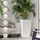 30 in Tall Large Flower Pot Planter with Self-Watering Drainage Holes