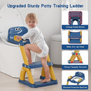 Potty Training Seat, Toddler Toilet Seat for Kids Boys Girls, 2 in 1 Potty Training Toilet for Kids, Splash Guard Anti-Slip Pad Step Stool, Adjust High Potty Chair for Toddler Kid Boys Girls by TinyTreasures Baby Boutique