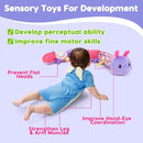 Baby Girl Toys 0-3-6 Months Musical Stuffed Animals Plush Caterpillar Toy with Crinkle Rattles Tummy Time Sensory Learning Toys for Infants 6-9-12 Months Newborn Girls Boys Essentials Shower Gifts 1 by TinyTreasures Baby Boutique