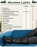 LX1 FOOT AND CALF COMPRESSION MASSAGER GREEN
