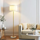 Floor Lamp for Living Room,Dimmable Gold Floor Lamp,Modern Standing Lamp with Marble Base,Tall Standing Lamp for Bedroom, Reading,Office & Kids' Room,LED Bulb Included(Gold) by CozyNest Decor
