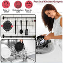 Chicken Shredder Meat Shredder Tool Twist Chicken Breast Shredder Large-Shredding Tools Chicken Breast, Pulled Pork, Beef with Stainless Steel Spikes (Red & Black) by GreenHaven Gardens