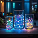 36pcs Glass Vase Cylinder for Centerpieces Small Flower Glass Clear Home Decor Centerpiece Table Flower Vase Decorations for Wedding＆Holiday 4,4.7,6Inch Tall by GreenHaven Gardens