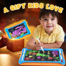 Magic LED Drawing Board for Kids, Toys for Boys Ages 5-7, Light Up Tracing Pad with 9 Double-Sided Cards, 6 Washable Pens, Glow Up Toys for Kids 4-6 Year Old Christmas Birthday Gifts by TinyTreasures Baby Boutique