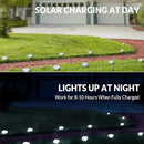 Solar Brick Lights, Outdoor Solar Lights, Outdoor Waterproof Patio Brick Lights, 2.8 * 2.8in Garden Decor for Outside 4 Packs for Patio,Yard,Walkway,Pathway Decor by GreenHaven Gardens
