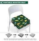 Toddler Booster Seat for Dining Table, Portable Booster Seat for Kitchen Chair, 4 Inch High-Density Foam Cushion with Adjustable Safety Straps and Non-Slip Bottom, Perfect for Kids Travel and Daily by TinyTreasures Baby Boutique