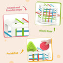 MINGKIDS Montessori Toys for 1 Year Old, 6 Pc Multi Sensory Shape, Toddler Developmental Learning Birthday Gifts, Baby Toys 12 Month by TinyTreasures Baby Boutique