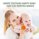 Baby Teething Toys for 0-6 6-12 Months (5 Pack) - Tinabless Food Grade Silicone Teething Mitten&Teething Relief Toys Set, BPA-Free, Freezer Safe for Infants and Toddlers, Silicone Baby Teethers(Green) by TinyTreasures Baby Boutique