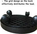 2 Pack of 12.6 Inch Heavy Duty Plant Caddy with Wheels,Rolling Plant Stand Pot Trolley,Wheeled Planter Saucer Tray,Potted Flower Mover Dolly with Casters Round Coaster for Indoor Outdoor by GreenHaven Gardens