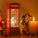 House & Garden Decoration,Christmas Lantern with 8 Pieces of Music,Sparkling Crystal Keep Circling Around The Snowman Families Music Box as a (Snowman) by CozyNest Decor