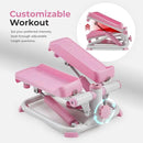 Sunny Health & Fitness Mini Stepper for Exercise at Home, Stair Step Workout Machine with Resistance Band and Over 300lb Weight Capacity, Optional Twist Motion and Free SunnyFit App Connection by CozyNest Decor