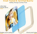 Baby Car Mirror for Baby Hook Clip Design Never Shake Baby Mirror for Car Seat Rear Facing Easy Install Crystal Clear View ShatterProof Crash Tested White by TinyTreasures Baby Boutique