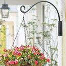 Heavy Duty Plant Hanger Bracket - Outdoor Hand-Forged Hanging Plant Bracket Durable and Stable Bird Feeder Hanger by GreenHaven Gardens