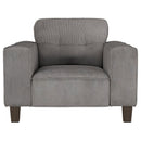 Dana - Track Arm Tufted Accent Chair
