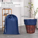 Polecasa Heavy Duty Large Laundry Bag with 130gsm Tear Resistant Fabric and Handles, Easy to Carry Durable Dirty Clothes Drawstring Bag, Perfect for College Dorm, Travel, 28”x36”, Navy by TinyTreasures Baby Boutique