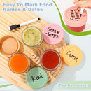 32-Pack Leakproof 4oz Glass Baby Food Jars With Lids - BPA Free, Freezer & Microwave Safe by TinyTreasures Baby Boutique