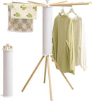 Clothes Drying Rack 4 Legs,Laundry Hanger Dryer Rack,Portable Drying Rack,Foldable Drying Rack-Drying Rack Clothing Laundry Bedroom Household Wooden-12rods by CozyNest Decor