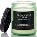 M&SENSE Orange Creamsicle Scented Candle, 7.05oz 50 Hours Slow Burning Non Toxic Natural Soy Wax 2 Wick Candle for Home Scented, Long Lasting Home Fragrance Gifts for Housewarming & Anniversry by CozyNest Decor