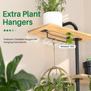 YUOROS Window Plant Shelves, 3-Tier Rotating Plant Shelf Stand, Indoor Metal Wall Plant Holder by GreenHaven Gardens