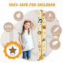 Customize Name Growth Chart Wall, Funny Giraffe Premium Canvas Removable Height Chart for Kids, Height Measurement for Wall, Unisex Kids Room Wall Decor, Measuring Height Charts by TinyTreasures Baby Boutique