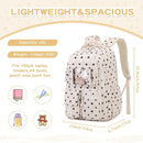 Corduroy Backpack Kids Backpack for Girls School Bags for Middle School Students Book Bag for Elementary Primary Kawaii Ita Backpack, Flower by TinyTreasures Baby Boutique