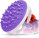 Scala Silicone Cellulite Massager, Bath Shower Scrubber Accessories, Bathroom Toys, Cellulite Remover, Body Massager Tool, Exfoliator, Fat Roller Use with Creams and Oils, Purple by CozyNest Decor
