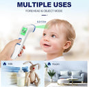 Thermometer for Adults and Kids, Digital Forehead Thermometer with Fever Alarm, Silent Mode & 35-Set Memory, Object 2 in 1 Mode by TinyTreasures Baby Boutique