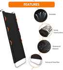 Gardenature Trampoline Slide Universal Trampoline Ladder with Handles for Toddler Strong Tear Resistant Fabric Climber Trampoline Accessories for Kids by TinyTreasures Baby Boutique