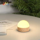 Kintion Night Light, Dimmable 8 Color Portable LED Night Light, 1800mAh Rechargeable Nursery Light Lamp, Soft Eye Caring Warm White, White, Red, Blue, Green Color Lighting for Sleep Aid (Brown, 1pcs) by TinyTreasures Baby Boutique