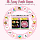 Kids Smart Watch Gift for Girls Ages 3-12, IP67 Waterproof, 32 Puzzle Games, HD Touchscreen Dual Camera Vedio Pedometer Music Player, Kids Watch Toy Birthday Gifts for Girls Ages 5 6 7 8 9 10 (Pink) by TinyTreasures Baby Boutique