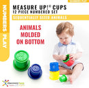 Discovery Toys Measure UP! Cups | Educational Stacking & Nesting 12 Piece Numbered Set| Kid-Powered Learning | STEM Toy Early Math Childhood Development 12 Months and Up by TinyTreasures Baby Boutique