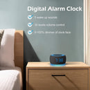 Buffbee Sound Machine & Alarm Clock 2-in-1, 0-100% Clock Face Brightness, Bottom Colored Light, Sleep Timer, Precise 30-Level Volume Control White Noise Machines by TinyTreasures Baby Boutique
