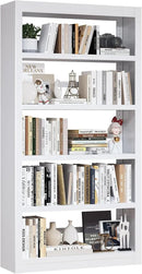 Bookshelf, 5 Tier Bookshelf with Adjustable Shelves, 69" H Tall Bookcase, Metal Bookshelves and Heavy Duty Bookcases for Living Rooms, Home Offices, Library, 10 Minutes Assemble by CozyNest Decor