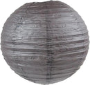WYZworks Round Paper Lanterns 10 Pack (Dark Brown, 14") - Hanging Paper Lanterns Lamp for Wedding, Birthday, Party and Home Decorations with 8", 10", 12", 16" option by GreenHaven Gardens