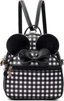 KL928 Girls Bowknot Polka Dot Cute Mini Backpack Small Daypacks Convertible Shoulder Bag Purse for Women by TinyTreasures Baby Boutique
