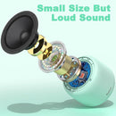 Bobtot Portable Bluetooth Speakers with Strap Easy to Carry, Wireless IPX5 Waterproof Mini Speaker with Loud Stereo Sound, 20 Hours Playtime, Rechargeable Battery, Built-in Microphone, Green by TinyTreasures Baby Boutique