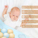 Ship Next Day, Personalized Baby Blanket – Printed in USA, Custom Baby Blanket for Boys & Girls, Baby Blanket with Name, Baby Shower, Easter, Christmas, Birthday Newborn & Toddler Gifts, Baby Gifts by TinyTreasures Baby Boutique