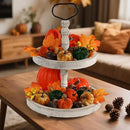 Artmag Fabric Pumpkins Set Decor, 25 PCS Fall Artificial Maple Leaves, Harvest Pumpkins, Acorns, Pine Cones and Orange Berry Stems Decorations for Fall Thanksgiving Table Home by CozyNest Decor