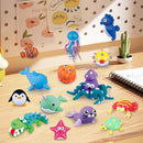 Air Dry Clay for Kids,Modeling Clay Kit,14 Species of Marine Life DIY Molding Clay Art Crafts Set,Ultra Light & Soft,Safe Non-Toxic,Toys Gifts for Age 4 5 6 7 8+ Years Old Boys Girls Kids by TinyTreasures Baby Boutique