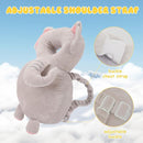 Baby Head Protection Backpack - Soft & Comfortable, Cute Cartoon Design, Elephant by TinyTreasures Baby Boutique
