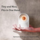Sleep Aid & Focus White Noise Machine – 8 Soothing Sounds & 4 Ambient Lights | 12H Playtime,Bluetooth for Travel & Office, Sleek Desk Gift,White by TinyTreasures Baby Boutique