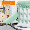 Yieach Larger Vertical Baby Bottle Drying Rack - BPA FREE - Space Saving Feeding Bottles Drying Rack Holder for Countertop,Baby Bottle Holder Storage Station for Pacifiers,Pump Accessories Stand,Green by TinyTreasures Baby Boutique