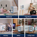 Jafanda Air Purifier for Home Bedroom 780sq ft, HEPA & Activated Carbon, Air Cleaner with Fragrance Sponge & Nightlight for Smoke, Allergies, Dust, Odor, VOC, Pet Dander, Pollen, Office, Desktop,Blue by TinyTreasures Baby Boutique